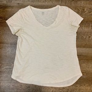 Old Navy White V-neck Shirt